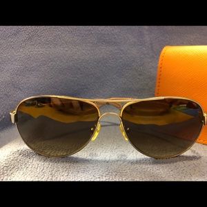 Tory Burch Aviator Sunglasses